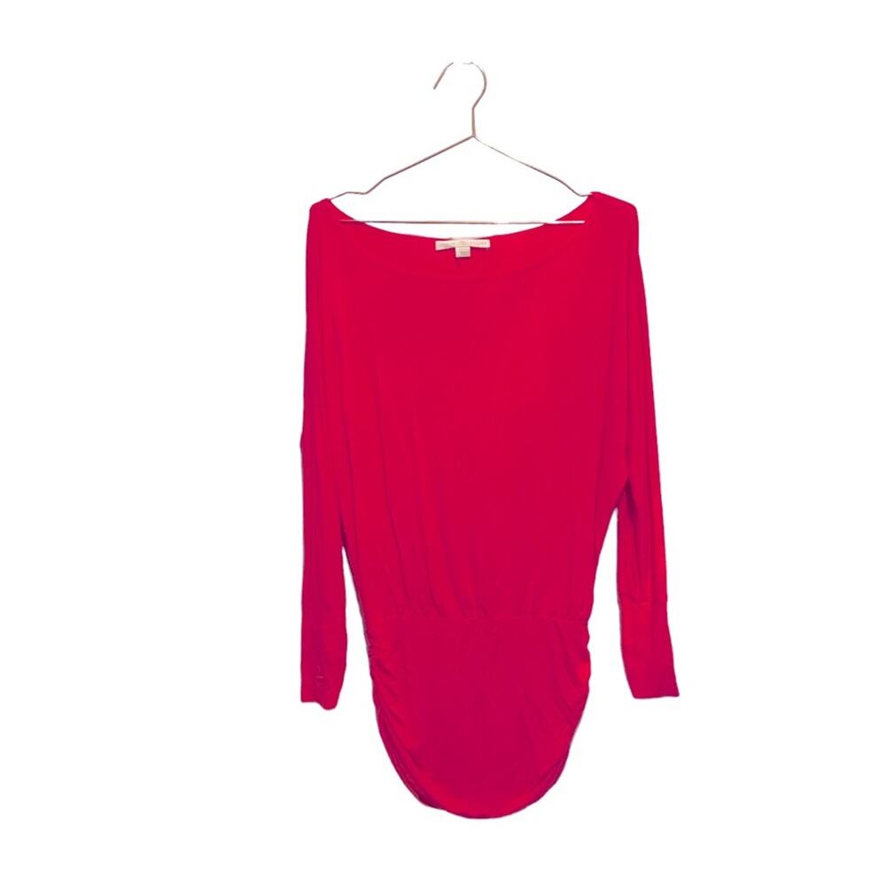 BOSTON PROPER Pink Long Sleeve Dress Tunic - Size Small